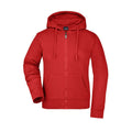 Felpa Ladies rosso / S - personalizzabile con logo