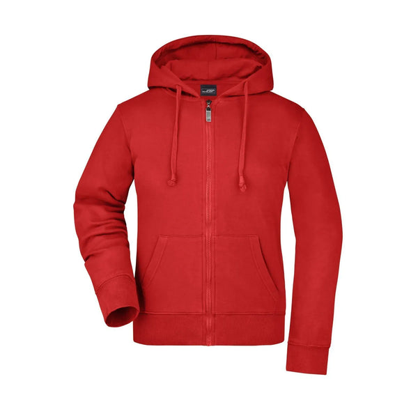 Felpa Ladies rosso / S - personalizzabile con logo