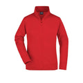 Felpa Ladies rosso / S - personalizzabile con logo