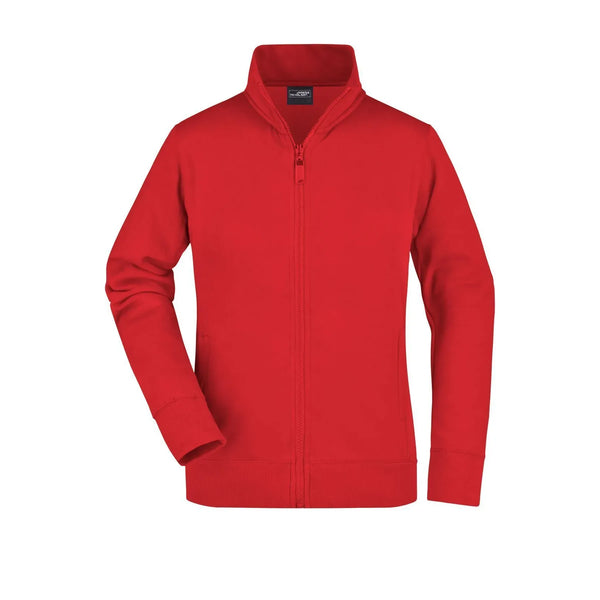 Felpa Ladies rosso / S - personalizzabile con logo