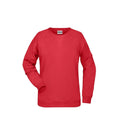 Felpa Ladies rosso / XS - personalizzabile con logo