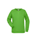 Felpa Ladies verde / XS - personalizzabile con logo