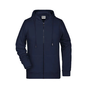 Felpa Ladies Zip cappuccio blu / XS - personalizzabile con logo