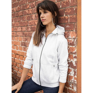 Felpa Ladies Zip cappuccio - personalizzabile con logo