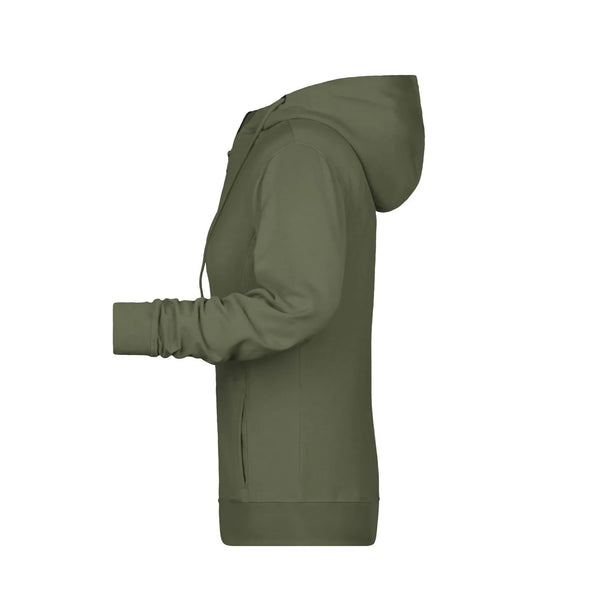 Felpa Ladies Zip cappuccio - personalizzabile con logo