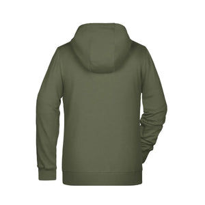 Felpa Ladies Zip cappuccio - personalizzabile con logo