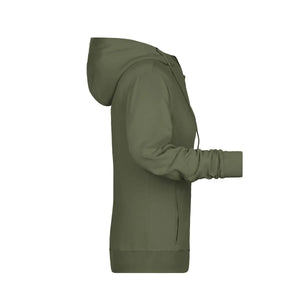 Felpa Ladies Zip cappuccio - personalizzabile con logo