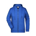 Felpa Ladies Zip cappuccio royal / XS - personalizzabile con logo