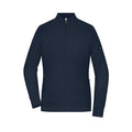 Felpa Ladies‘ Zip Interlock blu / XS - personalizzabile con logo