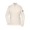 Felpa Ladies‘ Zip Interlock marrone / XS - personalizzabile con logo