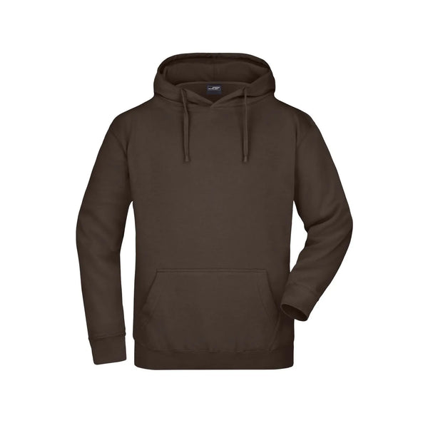 Felpa marrone / S - personalizzabile con logo