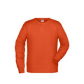 Felpa Men´ arancione / S - personalizzabile con logo