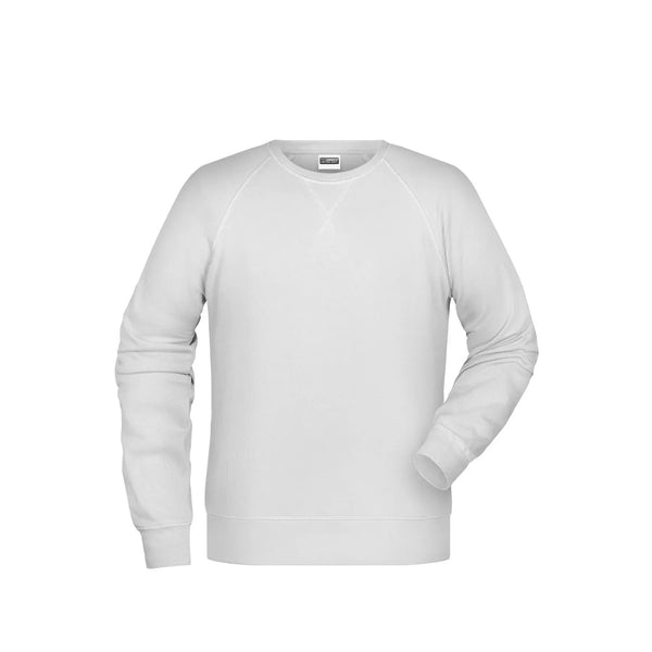 Felpa Men´ bianco / S - personalizzabile con logo