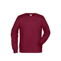 Felpa Men´ bordeaux / S - personalizzabile con logo