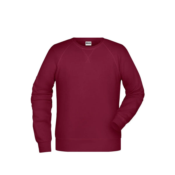 Felpa Men´ bordeaux / S - personalizzabile con logo