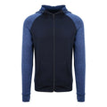 Felpa Men' Cool Contrast Zoodie blu / S - personalizzabile con logo