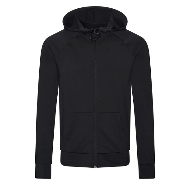 Felpa Men' Cool Contrast Zoodie jet black / S - personalizzabile con logo