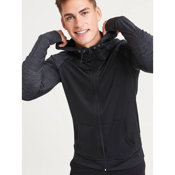 Felpa Men' Cool Contrast Zoodie - personalizzabile con logo