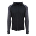 Felpa Men' Cool Contrast Zoodie nero / S - personalizzabile con logo