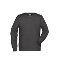 Felpa Men´ graphite / S - personalizzabile con logo
