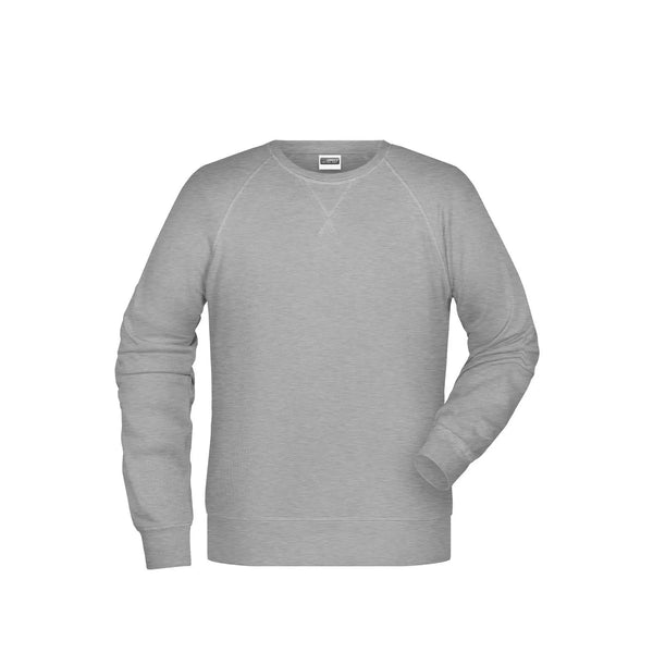 Felpa Men´ grigio / S - personalizzabile con logo