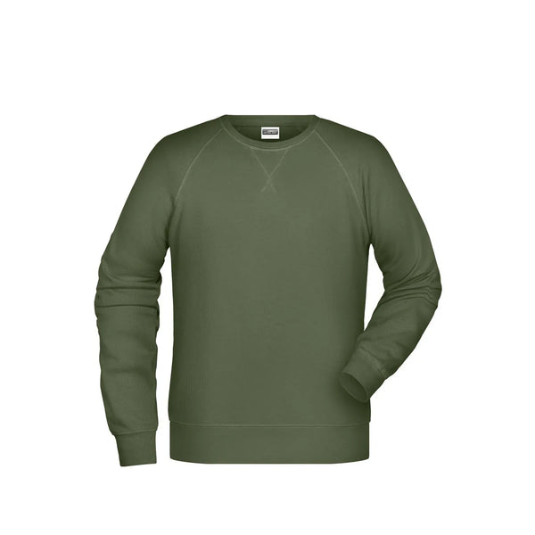 Felpa Men´ olive / S - personalizzabile con logo