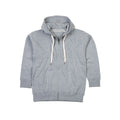 Felpa Men' Superstar Zip Through heather grey melange / S - personalizzabile con logo