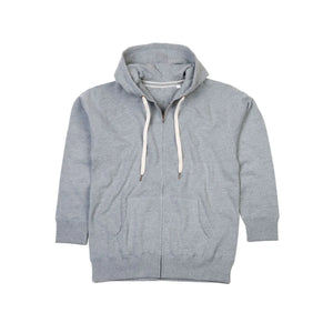 Felpa Men' Superstar Zip Through heather grey melange / S - personalizzabile con logo