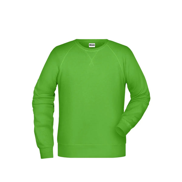 Felpa Men´ verde / S - personalizzabile con logo