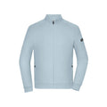 Felpa Men‘ Zip Interlock azzurro / S - personalizzabile con logo