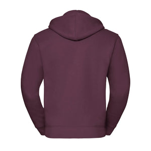 Felpa Mens Authentic con zip -  cappuccio - personalizzabile con logo