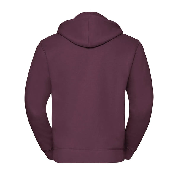 Felpa Mens Authentic con zip -  cappuccio - personalizzabile con logo