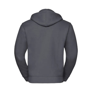 Felpa Mens Authentic con zip -  cappuccio - personalizzabile con logo