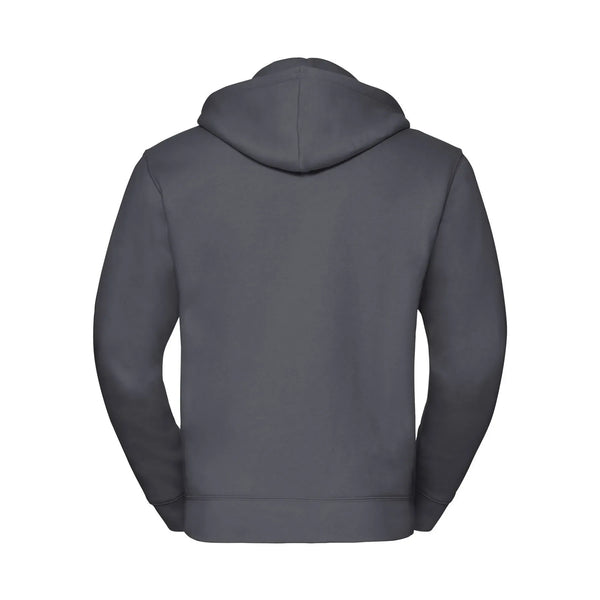 Felpa Mens Authentic con zip -  cappuccio - personalizzabile con logo