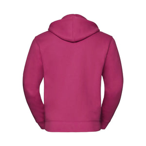 Felpa Mens Authentic con zip -  cappuccio - personalizzabile con logo