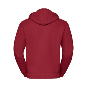 Felpa Mens Authentic con zip -  cappuccio - personalizzabile con logo