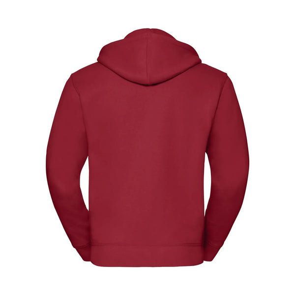 Felpa Mens Authentic con zip -  cappuccio - personalizzabile con logo