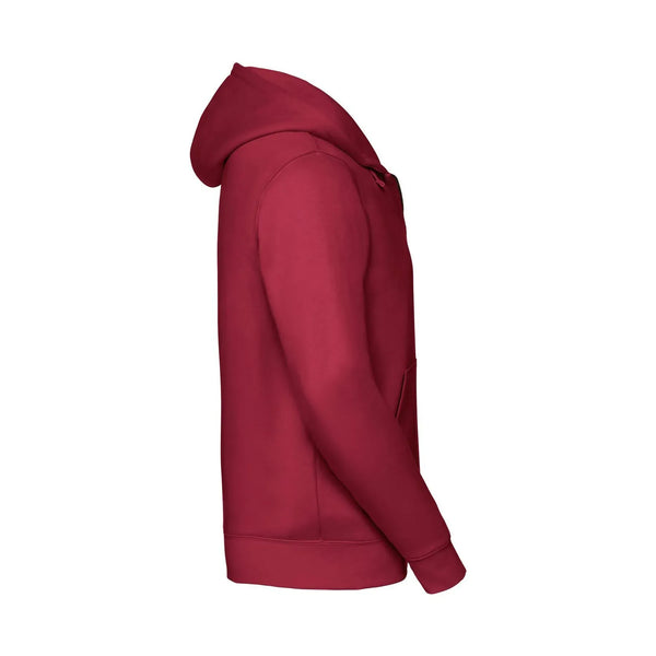 Felpa Mens Authentic con zip -  cappuccio - personalizzabile con logo