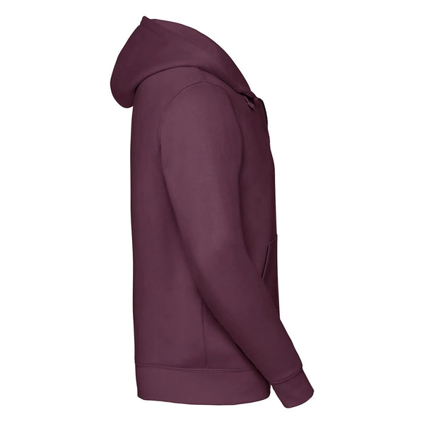 Felpa Mens Authentic con zip -  cappuccio - personalizzabile con logo