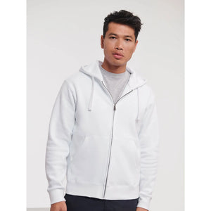 Felpa Mens Authentic con zip -  cappuccio - personalizzabile con logo
