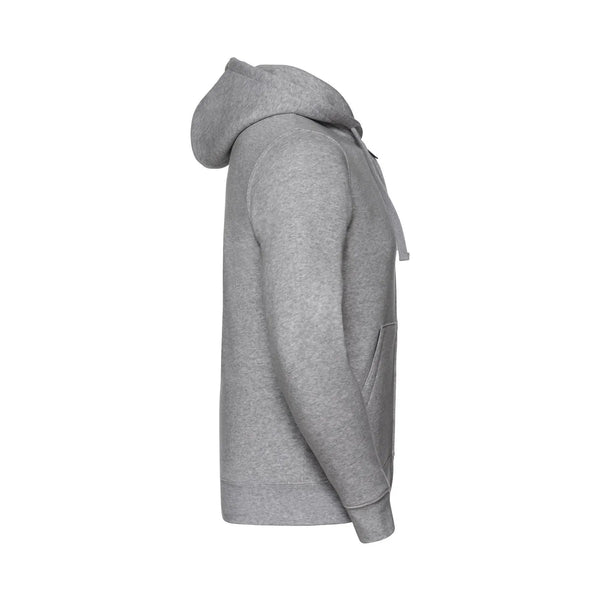 Felpa Mens Authentic con zip -  cappuccio - personalizzabile con logo