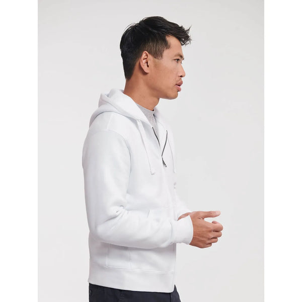 Felpa Mens Authentic con zip -  cappuccio - personalizzabile con logo