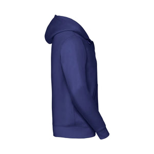 Felpa Mens Authentic con zip -  cappuccio - personalizzabile con logo