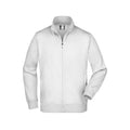 Felpa Mens bianco / S - personalizzabile con logo