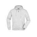 Felpa Mens bianco / S - personalizzabile con logo