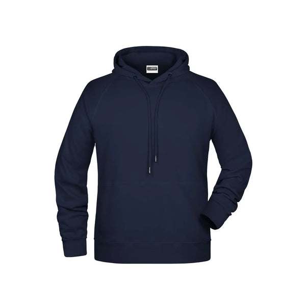 Felpa Mens cappuccio blu / S - personalizzabile con logo