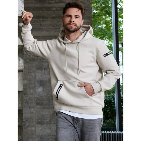Felpa Mens cappuccio Interlock - personalizzabile con logo