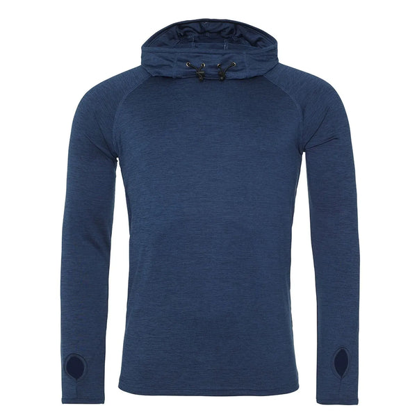 Felpa Mens Cool Cowl Neck Top blu / S - personalizzabile con logo