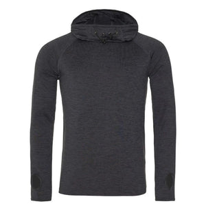 Felpa Mens Cool Cowl Neck Top jet black / S - personalizzabile con logo