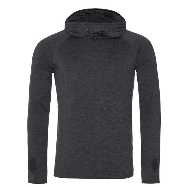 Felpa Mens Cool Cowl Neck Top jet black / S - personalizzabile con logo